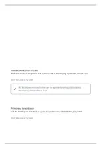 Nbrc Exam General Patient Care Questions With Correct Answers