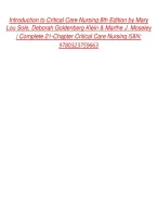 Introduction to Critical Care Nursing 8th Edition by Mary Lou Sole&comma; Deborah Goldenberg Klein & Marthe J&period; Moseley &vert; Complete 21-Chapter Critical Care Nursing ISBN&colon; 9780323759663 
