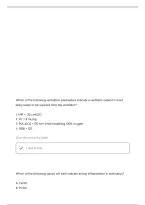Nbrc Practice Exam 2 Questions With Correct Answers