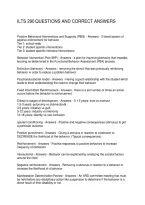 Ilts 290 Questions And Correct Answers