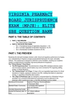 2026&sol;2027 Virginia MPJE Elite S-Tier Question Bank &vert; Scenarios&comma; Distractor Analyses & Cheat Sheet