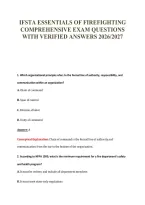 IFSTA Exam Package Deal 100&percnt; Verified 2026&sol;2027