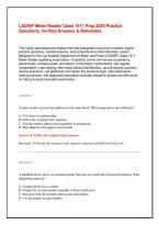 LADWP Meter Reader Class 1611 Prep 2026&colon; 200 Practice Questions&comma; Verified Answers & Rationales
