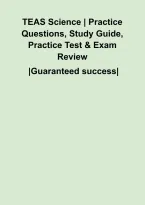 TEAS Science &vert; Practice Questions&comma; Study Guide&comma; Practice Test & Exam Review