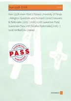 Nurs 5338 exam Mod 2 Pretest University Of Texas - Arlington Questions and Revised Correct Answers &NewLine;& Rationales &lpar;2025 &sol; 2026&rpar; 100&percnt; Guarantee Pass&vert; &NewLine;Guarantee Pass with Detailed Rationales&lpar;2026&rpar;   &vert; &NewLine;100&percnt; Verified &vert;A&plus; Graded  
