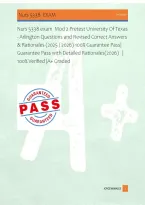 Nurs 5338 exam  Mod 2 Pretest University Of Texas - Arlington Questions and Revised Correct Answers &NewLine;& Rationales &lpar;2025 &sol; 2026&rpar; 100&percnt; Guarantee Pass&vert; &NewLine;Guarantee Pass with Detailed Rationales&lpar;2026&rpar;   &vert; &NewLine;100&percnt; Verified &vert;A&plus; Graded  