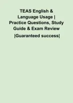TEAS English & Language Usage &vert; Practice Questions&comma; Study Guide & Exam Review