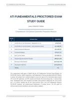 ATI Fundamentals Proctored Exam Study Guide 2026&sol;2027 &vert; Verified Q&A &vert; Grade A&NewLine;&NewLine;