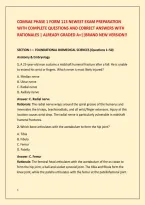 Comsae Phase 1 Form 113 Newest Exam Preparation &NewLine;With Complete Questions And Correct Answers With &NewLine;Rationales &vert; Already Graded A&plus;&vert;&vert;Brand New Version&excl;&excl; 