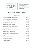 CMA Exam Support Package &ndash; Study Guide&comma; Practice Questions & Exam Review