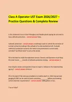  &NewLine;Class A Operator UST Exam 2026&sol;2027 &ndash; Practice Questions & Complete Review &NewLine;