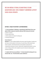 NR 509 Week 8 Final Exam Final Exam &NewLine;Questions and 100&percnt; Correct Answers Latest &NewLine;2025&sol;2026 Update