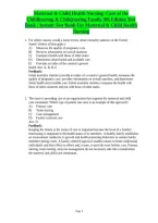Test Bank For Maternal & Child Health Nursing&colon; Care of the Childbearing & Childrearing Family 9th Edition By JoAnne Silbert-Flagg &vert; Chapters 1-56 Complete &vert; ISBN 9781975161064