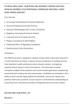 Cfi Fmva Final Exam &ndash; Questions And Answers &vert; Verified And Well&NewLine;Detailed Answers &vert; Plus Rationales &vert; Download And Pass &vert; Latest&NewLine;Exam Update 2026&sol;2027