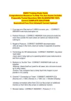 MAKO Training Study Guide &NewLine;Comprehensive Resource To Help You Ace Exams Includes &NewLine;Frequently Tested Questions With ELABORATED 100&percnt; &NewLine;Correct COMPLETE SOLUTIONS &NewLine;Guaranteed Pass First Attempt&excl;&excl; Current Update&excl;&excl; 