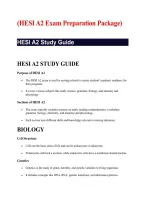 HESI A2 Exam Preparation Package &ndash; Complete Study Guide & Review