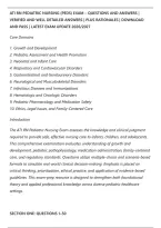 Ati Rn Pediatric Nursing &lpar;Peds&rpar; Exam &ndash; Questions And Answers &vert;&NewLine;Verified And Well Detailed Answers &vert; Plus Rationales &vert; Download&NewLine;And Pass &vert; Latest Exam Update 2026&sol;2027