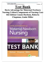 Test Bank for Davis Advantage for Maternal-Newborn Nursing &mdash; Comprehensive Study Guide