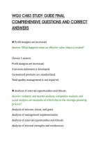 Wgu C483 Study Guide Final&NewLine;Comprehensive Questions And Correct&NewLine;Answers&NewLine;