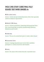Wgu C483 Study Guide Final Fully&NewLine;Solved Test Paper Graded A&plus;&NewLine;