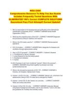 WGU C808  &NewLine;Comprehensive Resource To Help You Ace Exams &NewLine;Includes Frequently Tested Questions With &NewLine;ELABORATED 100&percnt; Correct COMPLETE SOLUTIONS &NewLine;Guaranteed Pass First Attempt&excl;&excl; Current Update&excl;&excl; 