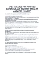 Updated Ancc Fnp Practice&NewLine;Questions And Correct Detailed&NewLine;Answers 2026&sol;2027
