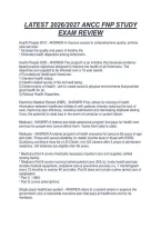 Latest 2026&sol;2027 Ancc Fnp Study&NewLine;Exam Review