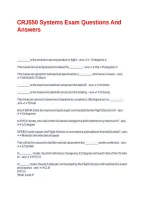 CRJ550 Systems Exam Questions And Answers