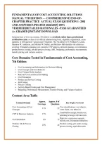 Fundamentals Of Cost Accounting Solutions &NewLine;Manual 7Th Edition &mdash; Comprehensive End-Of&NewLine;Chapter Practice  Actual Exam &lbrack;Question 1- 200&rsqb; &NewLine;And Answers Updated 2026&sol;2027&vert; 100&percnt; &NewLine;Verified&vert;Detailed Rationales &ndash;Pass Guaranteed &NewLine;A&plus; Graded &vert;Instant Download 