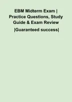 EBM Midterm Exam &vert; Practice Questions&comma; Study Guide & Exam Review