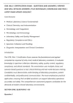 Icml Mla 1 Certification Exam &ndash; Questions And Answers &vert; Verified&NewLine;And Well Detailed Answers &vert; Plus Rationales &vert; Download And Pass &vert;&NewLine;Latest Exam Update 2026&sol;2027