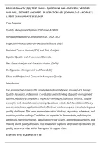Boeing Quality &lpar;Qa&rpar; Test Exam &ndash; Questions And Answers &vert; Verified&NewLine;And Well Detailed Answers &vert; Plus Rationales &vert; Download And Pass &vert;&NewLine;Latest Exam Update 2026&sol;2027