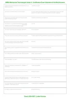 CWEA Mechanical Technologist Grade II Certification Exam &vert; Questions&comma; Verified Answers & Complete Technical Study Guide &vert; Updated 2026&ndash;2027 &vert; Grade A&plus;