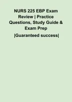 NURS 225 EBP Exam Review &vert; Practice Questions&comma; Study Guide & Exam Prep