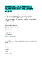 Wgu Course C836 Exams Set Full&NewLine;Solution Questions And Correct&NewLine;Answers&NewLine;