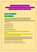 Absa Surgical Assistant Exam Practice&NewLine;Questions And Correct Answers &lpar;Verified Answers&rpar; Plus&NewLine;Rationale 2026 Q&A&vert; Instant Download Pdf