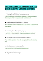 Wgu D118 Complete Examination Test&NewLine;Questions With Verified Solutions&NewLine;