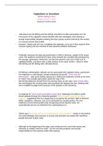 An Inspector Calls Essay Plan - Capitalism vs Socialism - GCSE English Literature