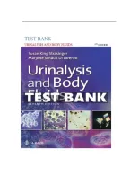TEST BANK FOR Urinalysis and Body Fluids Seventh Edition by Susan King Strasinger &comma; Marjorie Schaub Di Lorenzo &period;ISBN&colon;978-0803675827&period;COMPLETE GUIDE ALL CHAPTERS COVERED 100&percnt; VERIFIED A&plus; GRADE ASSURED&excl;&excl;&excl;&excl;&excl; NEW LATEST UPDATE&excl;&excl;&excl;&excl;&excl;