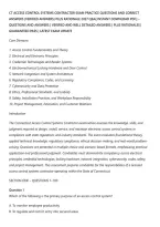 Ct Access Control Systems Contractor Exam Practice Questions And Correct&NewLine;Answers &lpar;Verified Answers&rpar; Plus Rationale 2027 Q&A&vert; Instant Download Pdf&period;&rsqb; &NewLine;Questions And Answers &vert; Verified And Well Detailed Answers &vert; Plus Rationales &vert;&NewLine;Guaranteed Pass &vert; Latest