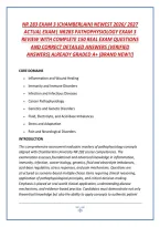  Exam &lpar;elaborations&rpar; Nr 283 Exam 3 &lpar;Chamberlain&rpar; Newest 2026&sol; 2027 Actual Exam&vert; Nr283 Pathophysiology Exam 3 Review With Complete 150 Real Exam Questions And Correct Detailed Answers &lpar;Verified Answers&rpar; Already Graded A&plus; &lpar;Brand New&excl;&excl;&rpar;