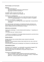 Collegaantekeningen Multimodale Communicatie &vert; UU &vert; 2026&sol;27