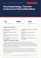 NSG 527 Psychopathology Theories & Advanced Clinical Modalities Midterm 2026&sol;2027 &ndash; Questions and Answers &vert; 100&percnt; Verified &vert; Detailed Rationales &ndash; Pass Guaranteed &ndash; A&plus; Graded
