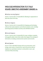 Wgu D322 Introduction To It Fully&NewLine;Solved Objective Assessment Graded A&plus;&NewLine;