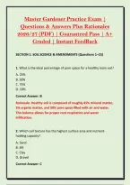 Master Gardener Practice Exam &vert; &NewLine;Questions & Answers Plus Rationales &NewLine;2026&sol;27 &lpar;PDF&rpar; &vert; Guaranteed Pass &vert; A&plus; &NewLine;Graded &vert; Instant FeedBack