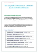 New Jersey SORA Certification Exam &ndash; 200 Practice Questions with Detailed Rationales