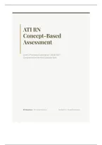 Ati Rn Concept-Based Assessment Level 2 Proctored Exam 2026&sol;2027&vert; Question Bank With Ratio