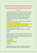 Bicsi Installer 1 &lpar;Inst1&rpar; Exam 2026&sol;2027 Newest Actual Exam &NewLine;Test Bank &vert; Bicsi Installer 1 &lpar;Inst1&rpar; Exam Review With Complete &NewLine;Exam Questions And Correct Verified Answers &vert; Already &NewLine;Graded A&plus;