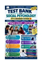 Test Bank For Social Psychology 9th Canadian Edition By David Myers&comma; Christian Jordan&comma; Steven Smith&comma; Jean Twenge&period;pdf&NewLine;&NewLine;