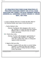 Ultimate ATI Pediatric Nursing Developmental Milestones Study Guide&colon; High-Yield Q&As